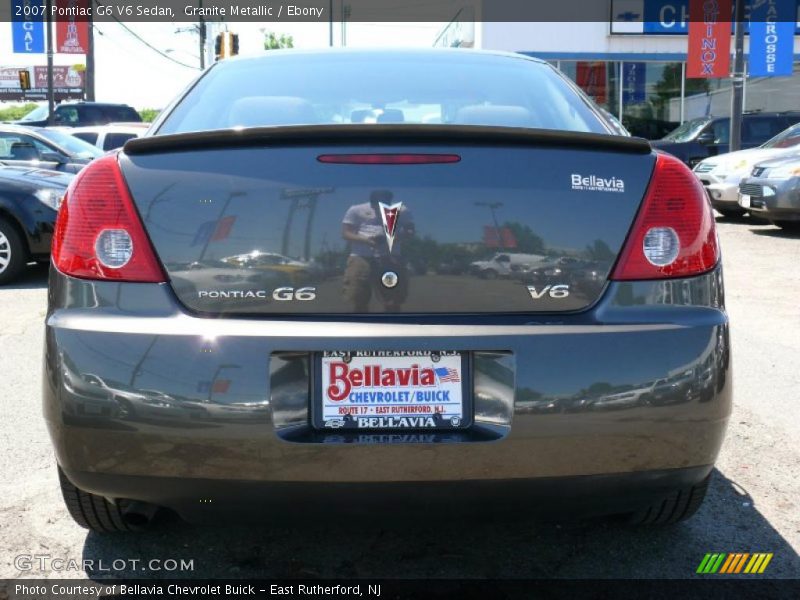 Granite Metallic / Ebony 2007 Pontiac G6 V6 Sedan