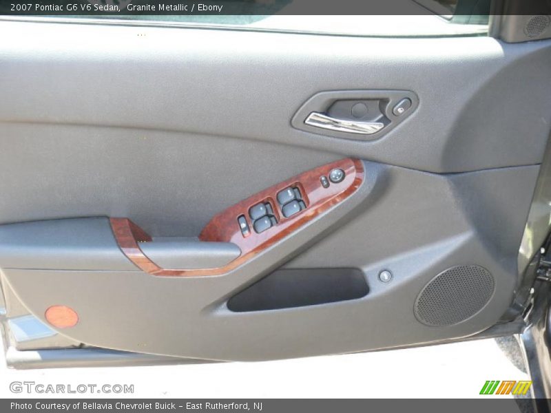 Granite Metallic / Ebony 2007 Pontiac G6 V6 Sedan