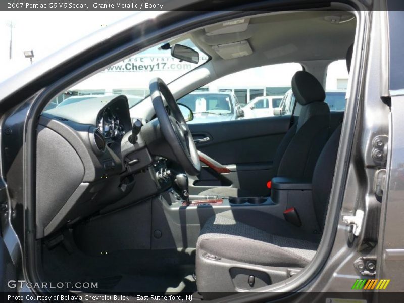 Granite Metallic / Ebony 2007 Pontiac G6 V6 Sedan