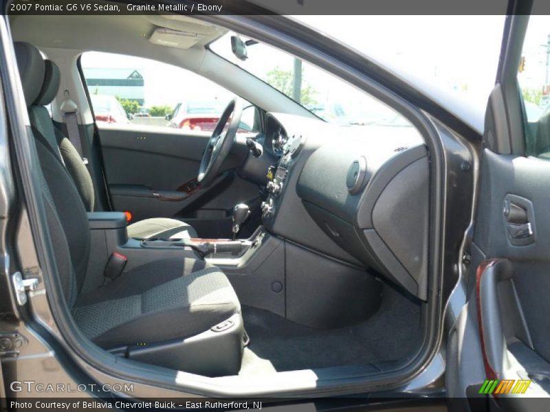 Granite Metallic / Ebony 2007 Pontiac G6 V6 Sedan
