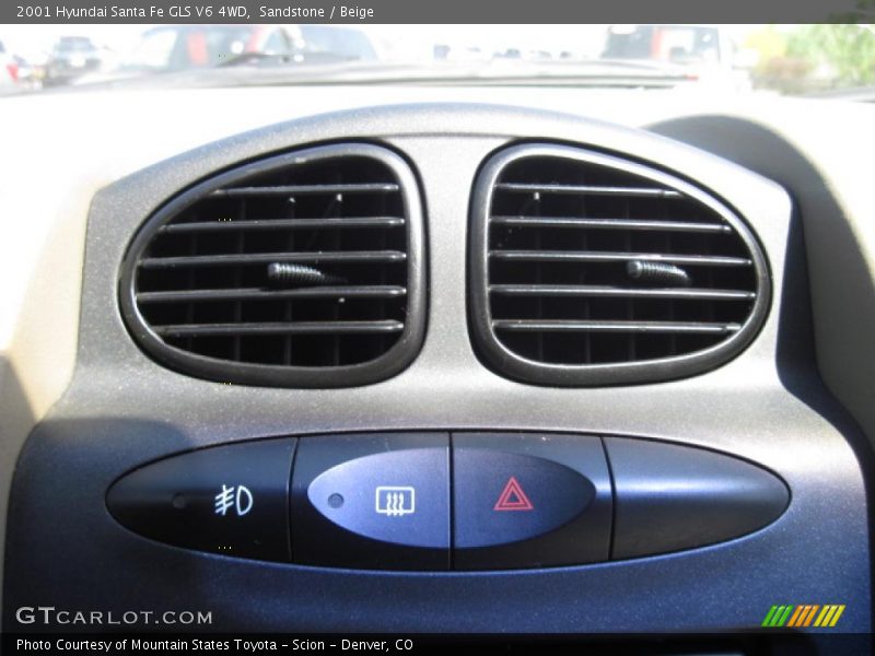 Sandstone / Beige 2001 Hyundai Santa Fe GLS V6 4WD
