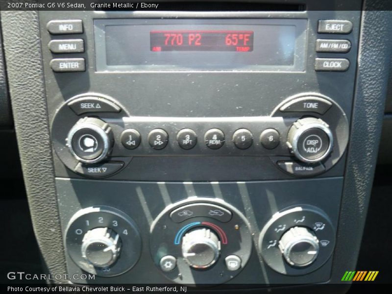 Granite Metallic / Ebony 2007 Pontiac G6 V6 Sedan