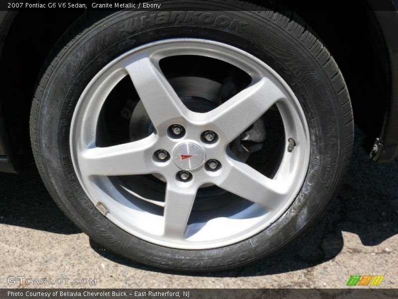 Granite Metallic / Ebony 2007 Pontiac G6 V6 Sedan