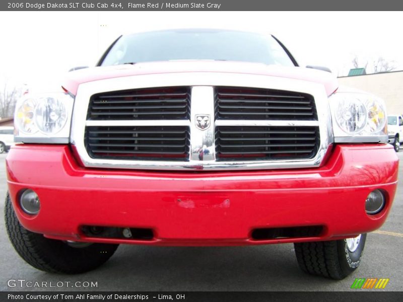 Flame Red / Medium Slate Gray 2006 Dodge Dakota SLT Club Cab 4x4