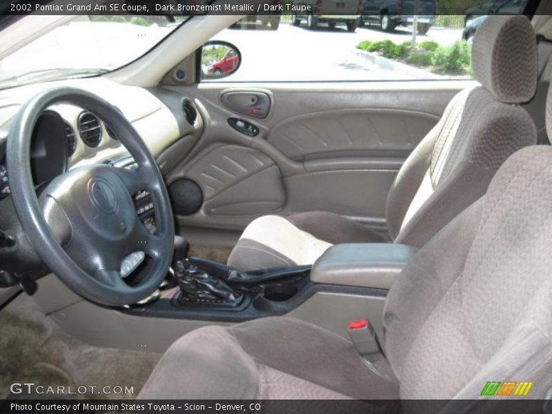 Dark Bronzemist Metallic / Dark Taupe 2002 Pontiac Grand Am SE Coupe