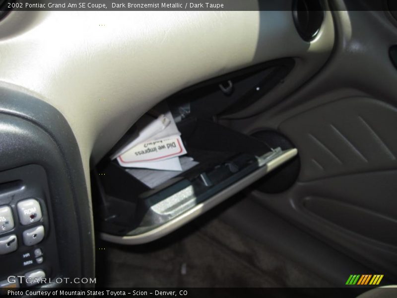 Dark Bronzemist Metallic / Dark Taupe 2002 Pontiac Grand Am SE Coupe