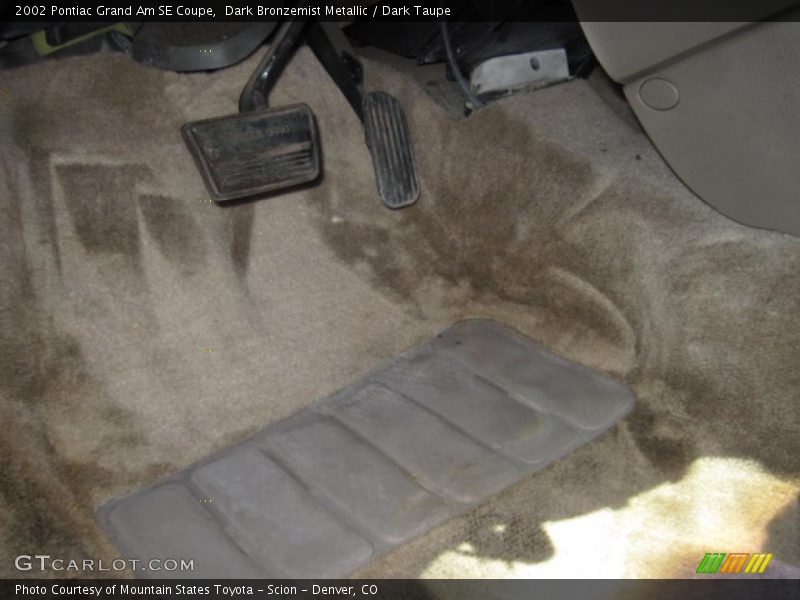 Dark Bronzemist Metallic / Dark Taupe 2002 Pontiac Grand Am SE Coupe