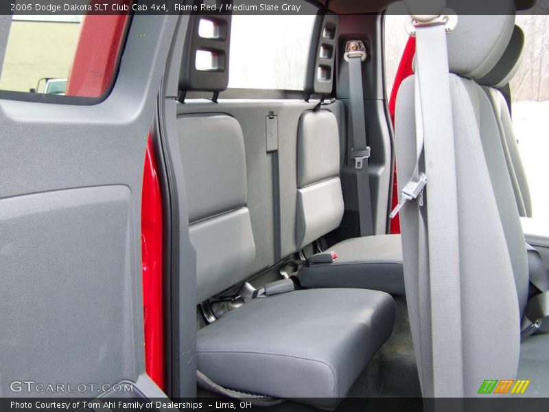 Flame Red / Medium Slate Gray 2006 Dodge Dakota SLT Club Cab 4x4