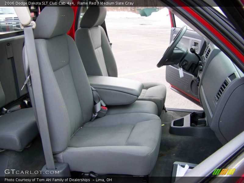 Flame Red / Medium Slate Gray 2006 Dodge Dakota SLT Club Cab 4x4