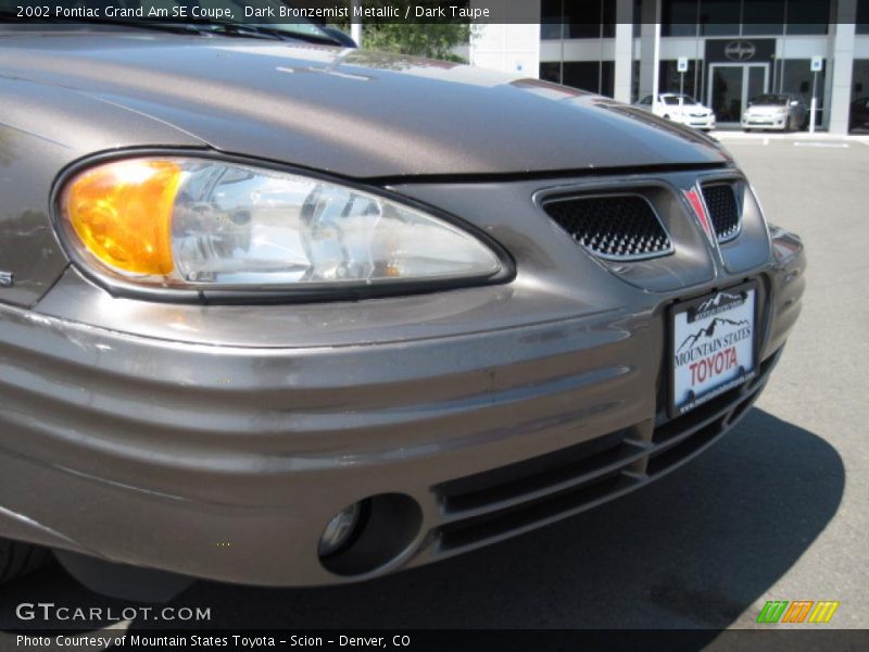 Dark Bronzemist Metallic / Dark Taupe 2002 Pontiac Grand Am SE Coupe
