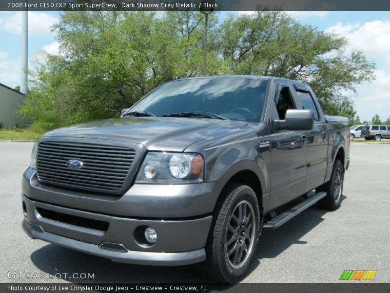 Dark Shadow Grey Metallic / Black 2008 Ford F150 FX2 Sport SuperCrew