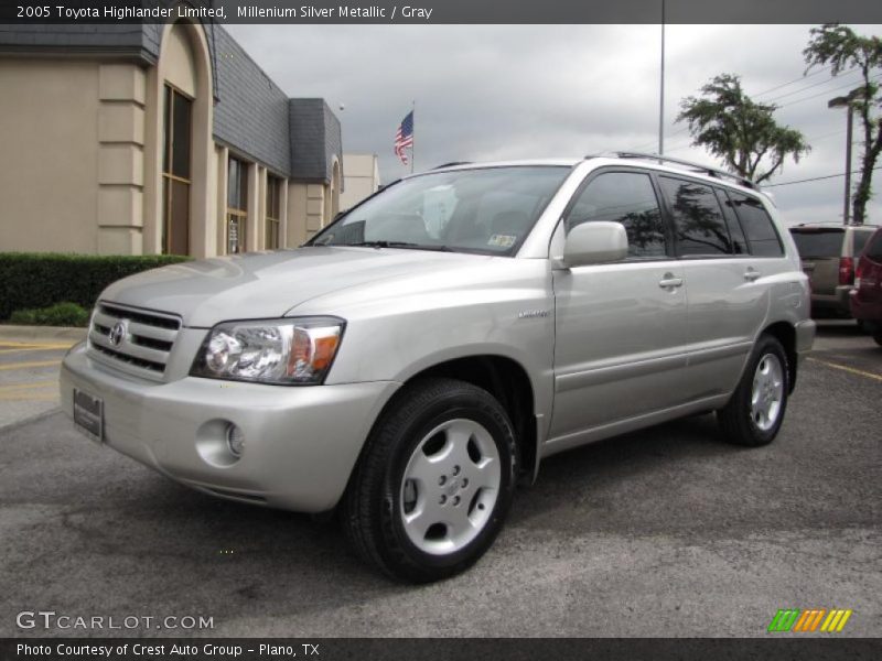 Millenium Silver Metallic / Gray 2005 Toyota Highlander Limited