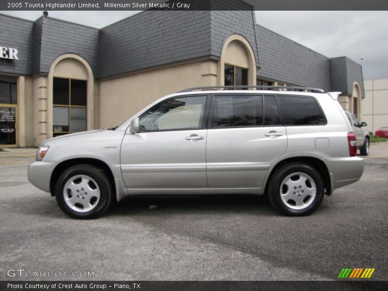 Millenium Silver Metallic / Gray 2005 Toyota Highlander Limited