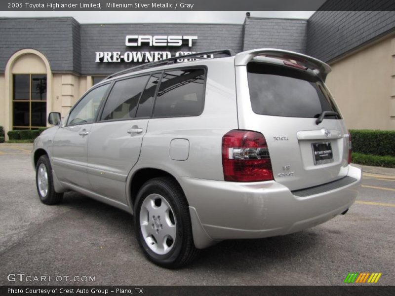 Millenium Silver Metallic / Gray 2005 Toyota Highlander Limited