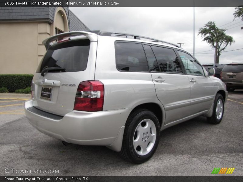 Millenium Silver Metallic / Gray 2005 Toyota Highlander Limited
