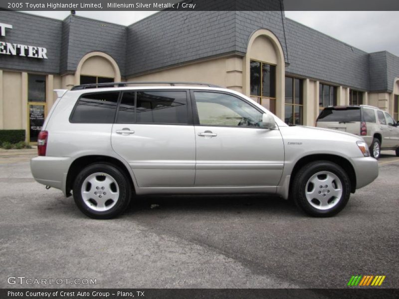 Millenium Silver Metallic / Gray 2005 Toyota Highlander Limited