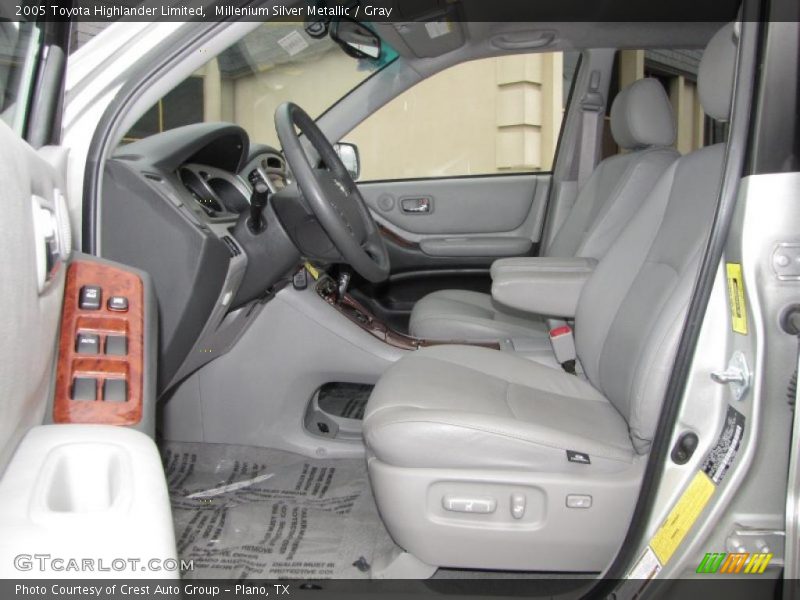 Millenium Silver Metallic / Gray 2005 Toyota Highlander Limited