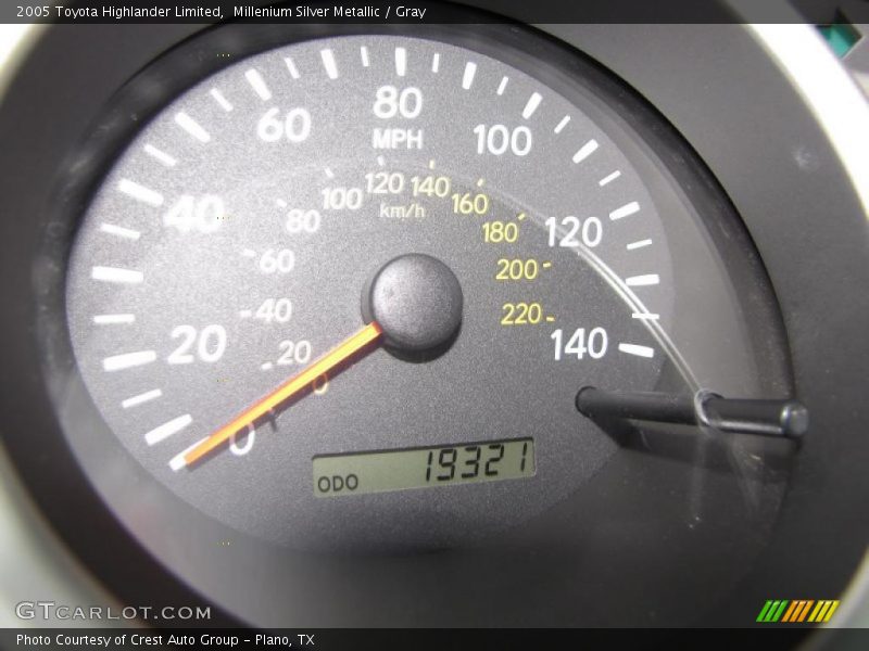 Millenium Silver Metallic / Gray 2005 Toyota Highlander Limited