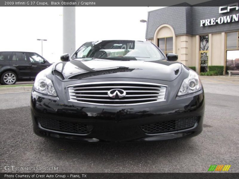 Black Obsidian / Graphite 2009 Infiniti G 37 Coupe
