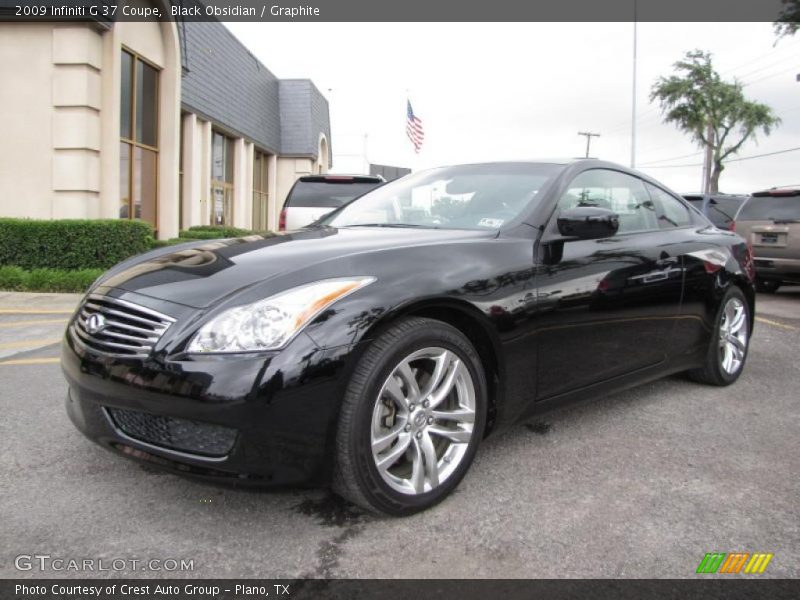 Black Obsidian / Graphite 2009 Infiniti G 37 Coupe