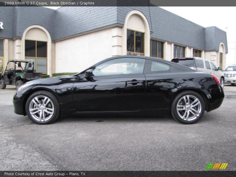 Black Obsidian / Graphite 2009 Infiniti G 37 Coupe