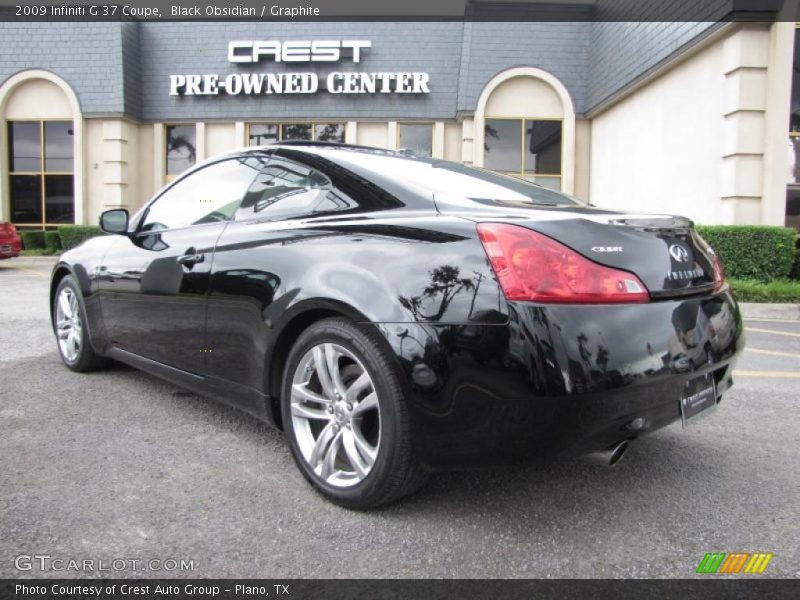 Black Obsidian / Graphite 2009 Infiniti G 37 Coupe