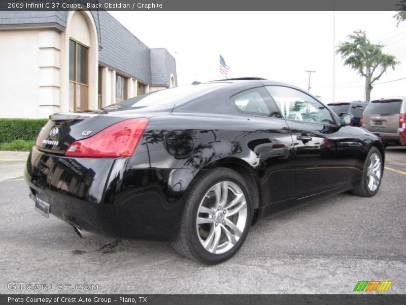 Black Obsidian / Graphite 2009 Infiniti G 37 Coupe