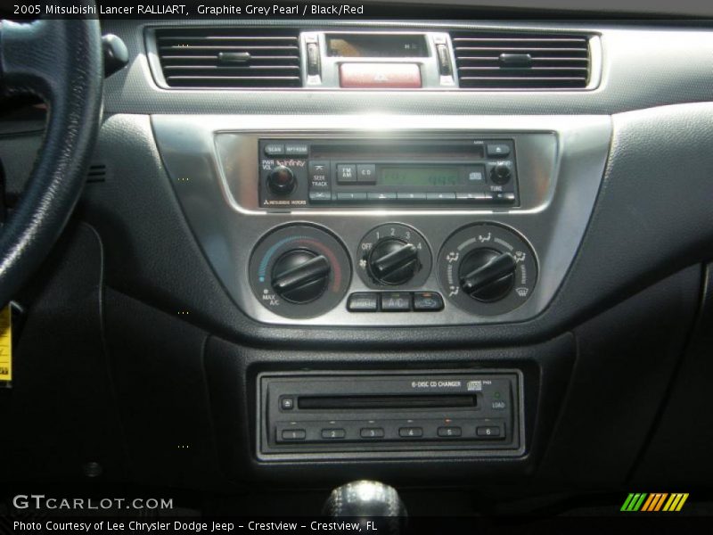 Graphite Grey Pearl / Black/Red 2005 Mitsubishi Lancer RALLIART