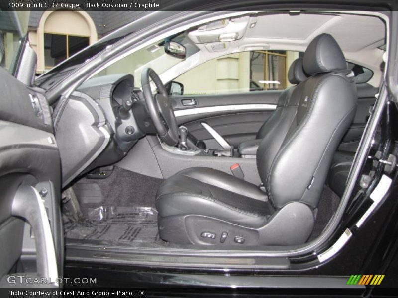 Black Obsidian / Graphite 2009 Infiniti G 37 Coupe