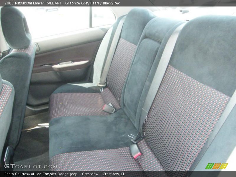 Graphite Grey Pearl / Black/Red 2005 Mitsubishi Lancer RALLIART