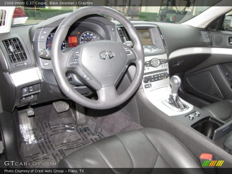 Black Obsidian / Graphite 2009 Infiniti G 37 Coupe
