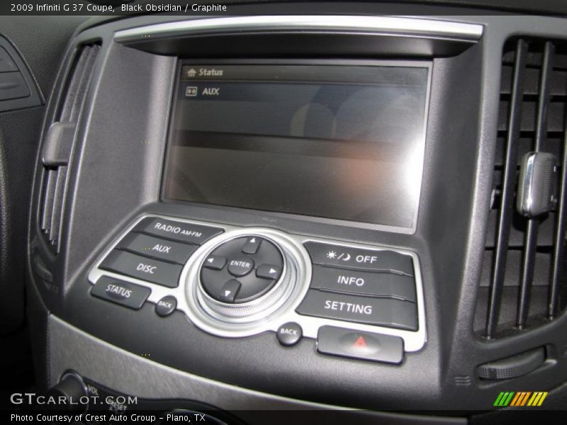 Black Obsidian / Graphite 2009 Infiniti G 37 Coupe