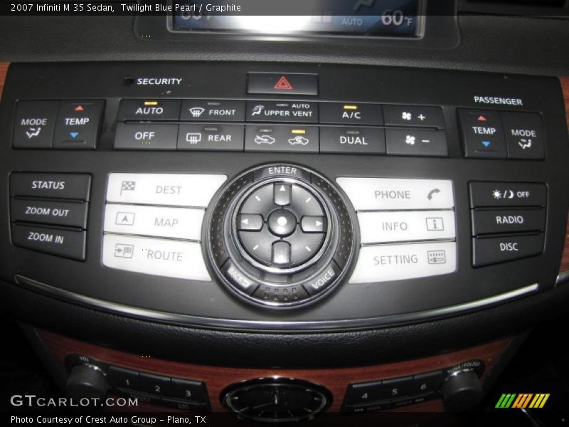 Twilight Blue Pearl / Graphite 2007 Infiniti M 35 Sedan