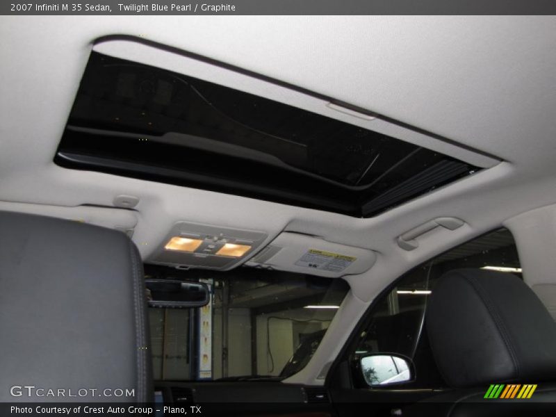 Twilight Blue Pearl / Graphite 2007 Infiniti M 35 Sedan