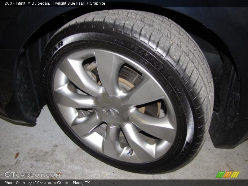 Twilight Blue Pearl / Graphite 2007 Infiniti M 35 Sedan