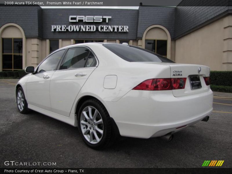 Premium White Pearl / Parchment 2008 Acura TSX Sedan