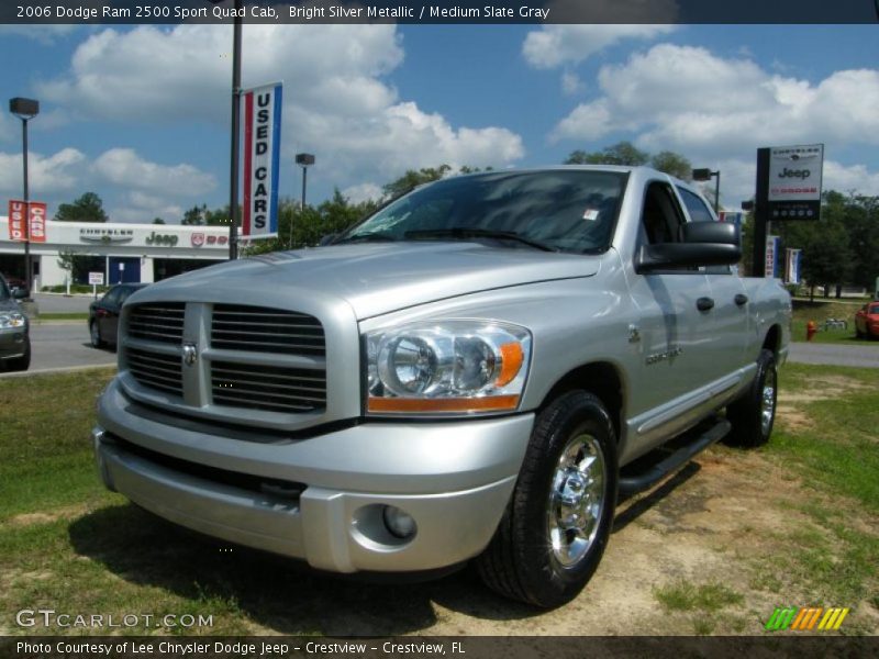 Bright Silver Metallic / Medium Slate Gray 2006 Dodge Ram 2500 Sport Quad Cab