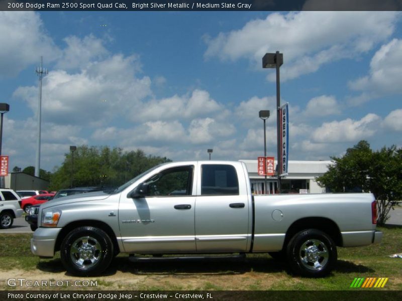 Bright Silver Metallic / Medium Slate Gray 2006 Dodge Ram 2500 Sport Quad Cab