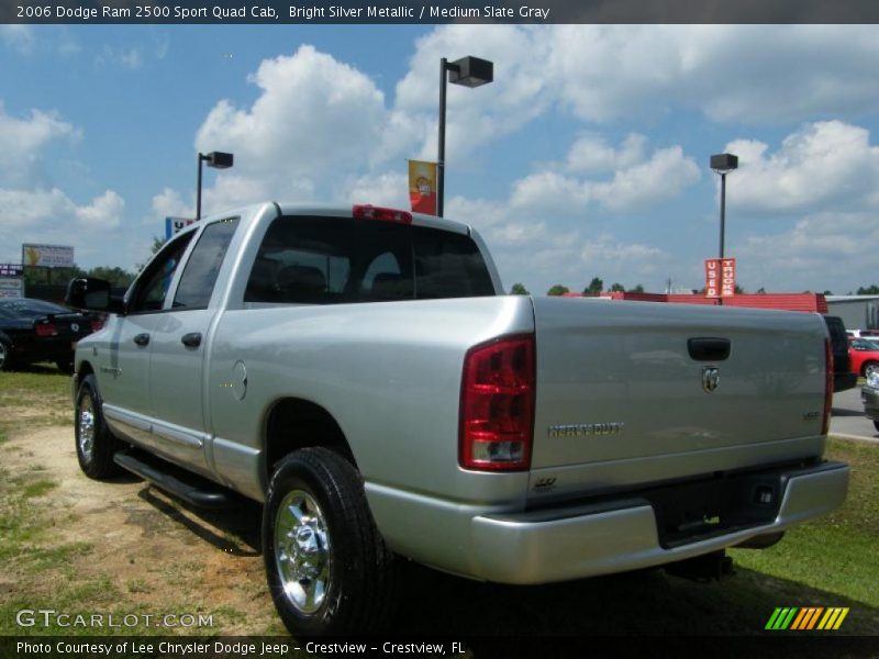 Bright Silver Metallic / Medium Slate Gray 2006 Dodge Ram 2500 Sport Quad Cab