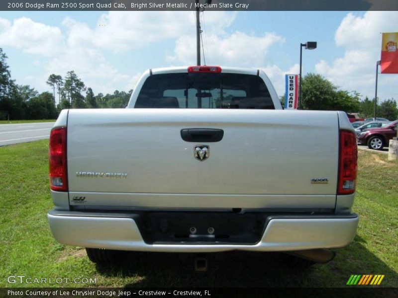 Bright Silver Metallic / Medium Slate Gray 2006 Dodge Ram 2500 Sport Quad Cab
