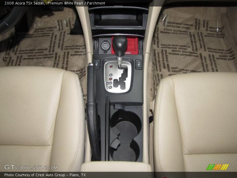 Premium White Pearl / Parchment 2008 Acura TSX Sedan