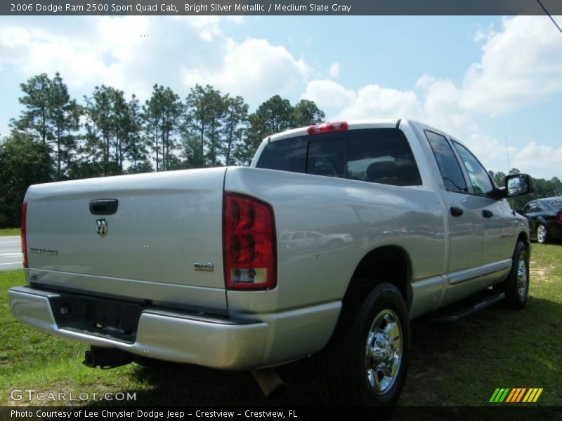 Bright Silver Metallic / Medium Slate Gray 2006 Dodge Ram 2500 Sport Quad Cab