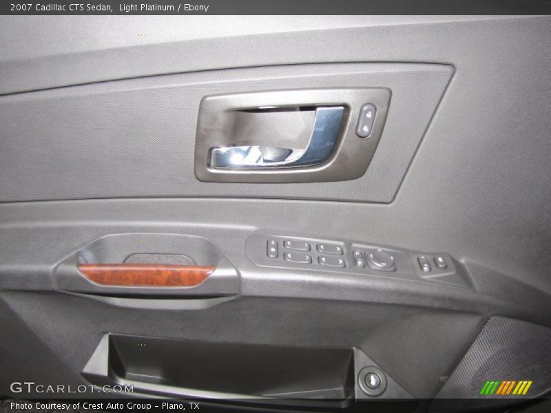 Light Platinum / Ebony 2007 Cadillac CTS Sedan