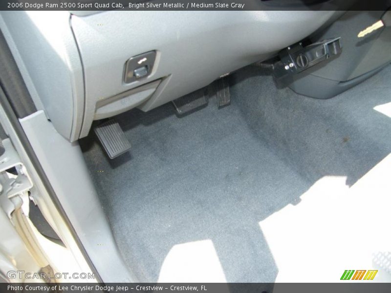 Bright Silver Metallic / Medium Slate Gray 2006 Dodge Ram 2500 Sport Quad Cab