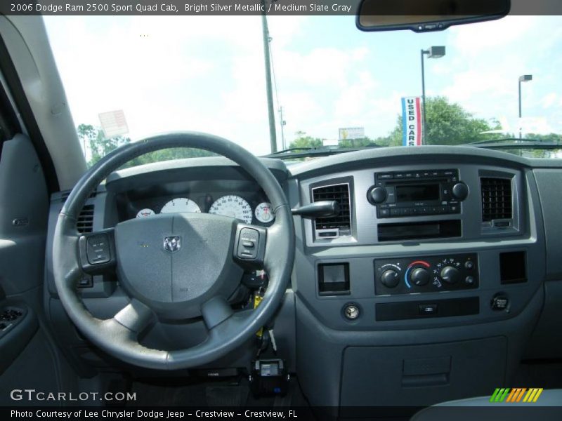 Bright Silver Metallic / Medium Slate Gray 2006 Dodge Ram 2500 Sport Quad Cab