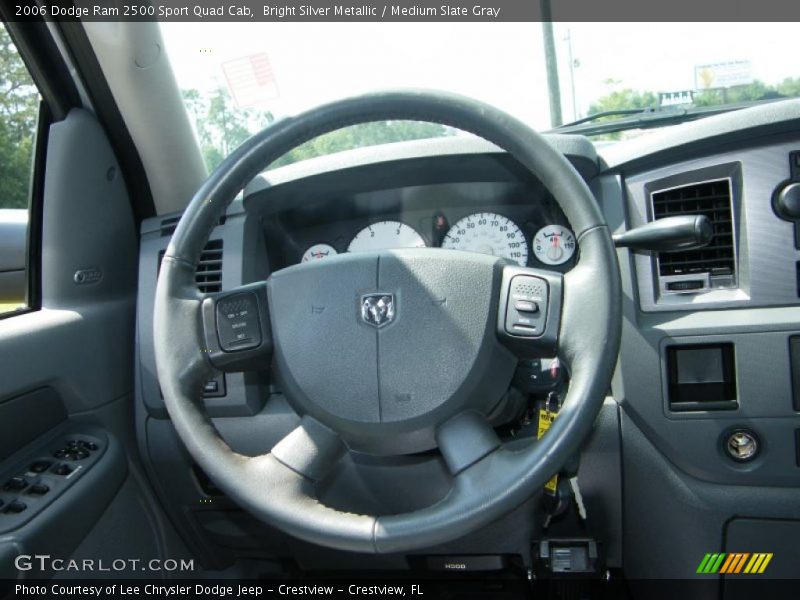 Bright Silver Metallic / Medium Slate Gray 2006 Dodge Ram 2500 Sport Quad Cab
