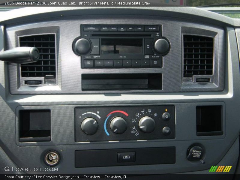 Bright Silver Metallic / Medium Slate Gray 2006 Dodge Ram 2500 Sport Quad Cab