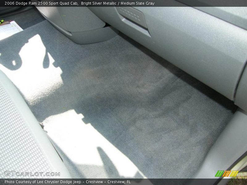 Bright Silver Metallic / Medium Slate Gray 2006 Dodge Ram 2500 Sport Quad Cab