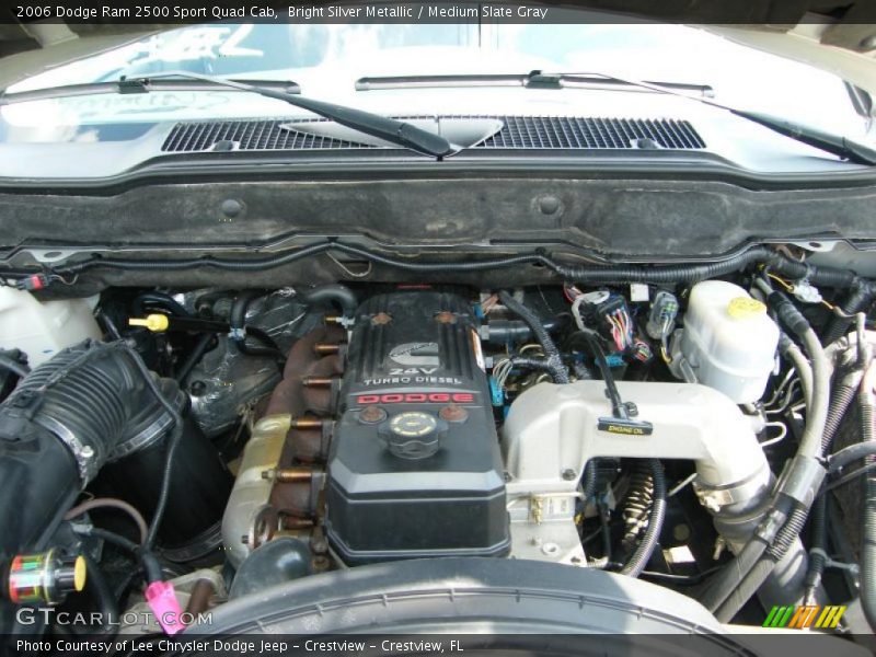 Bright Silver Metallic / Medium Slate Gray 2006 Dodge Ram 2500 Sport Quad Cab