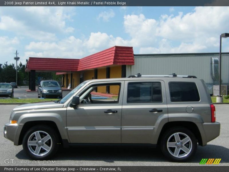 Light Khaki Metallic / Pastel Pebble Beige 2008 Jeep Patriot Limited 4x4